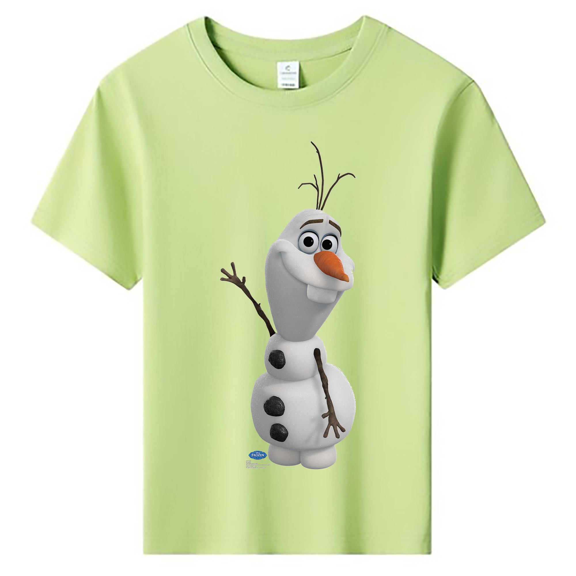 （画像用） アナと雪の女王 アンナ エルサ Frozen Anna Elsa 綿100％キッズTシャツ（フロントプリント）